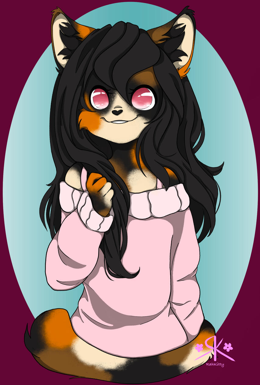 Half body, flat background